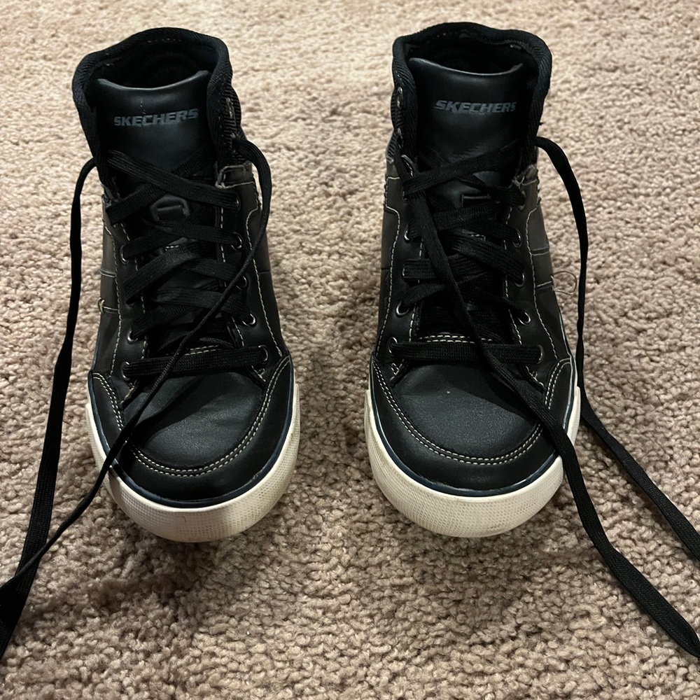 Skechers Men's Black High-Top Sneakers